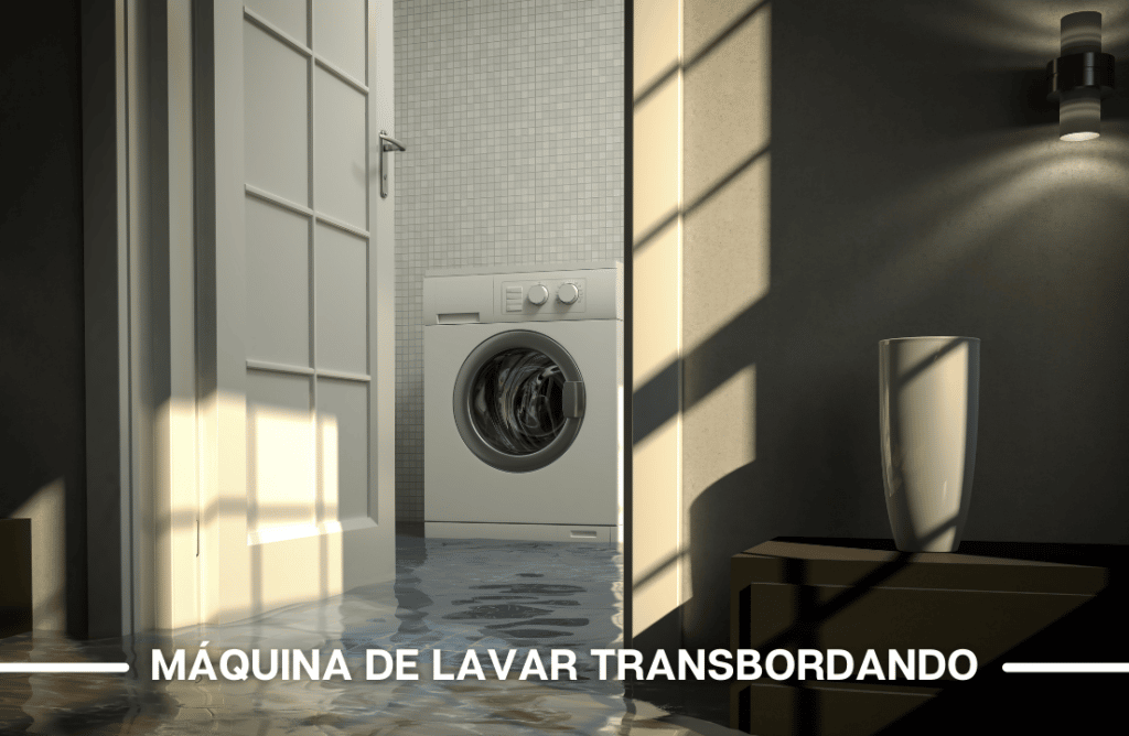 Transbordamento da Máquina de Lavar